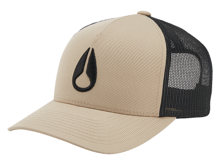 Iconed Trucker Hat - Khaki   Black Fashion