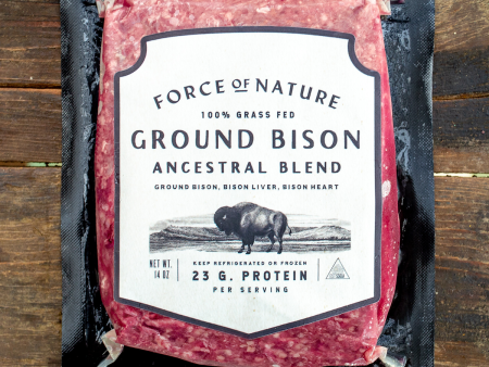 Force of Nature Ground Bison Ancestral Blend16 oz Supply