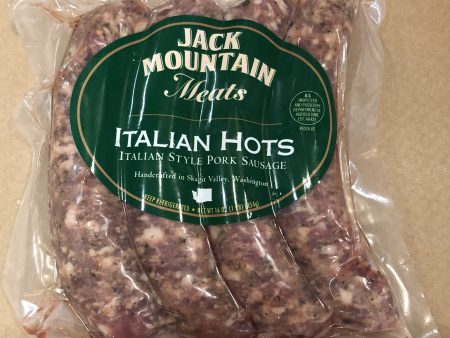 Jack Mountain Meats Hot Italian Sausage 16oz For Sale